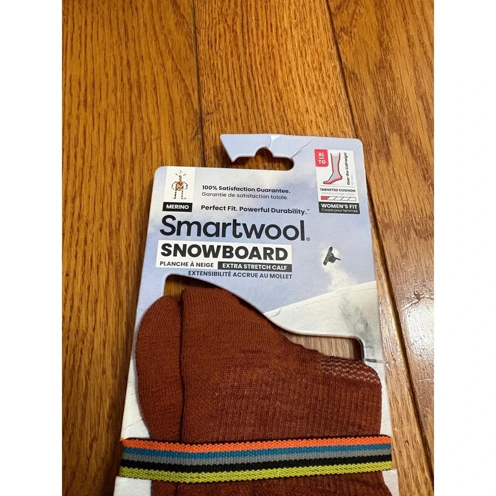 Smartwool Snowboard Targeted Cushion Socks XL‎ Mens 12-14.5 Merino Wool Picante